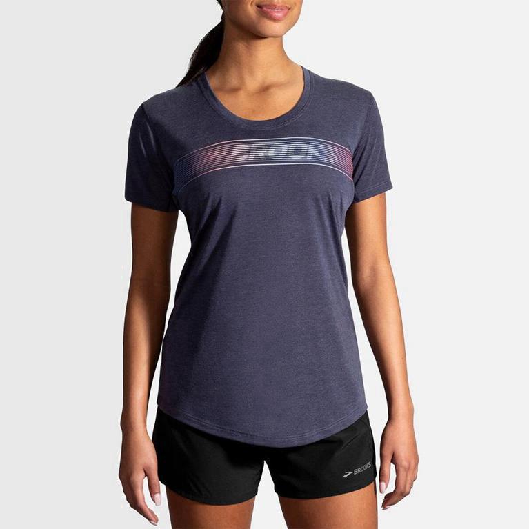 Brooks Distance Graphic - Camiseta Sin Mangas Mujer - Gris (NC2503649)